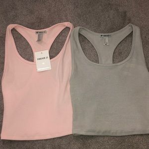 Forever 21 cropped tanks